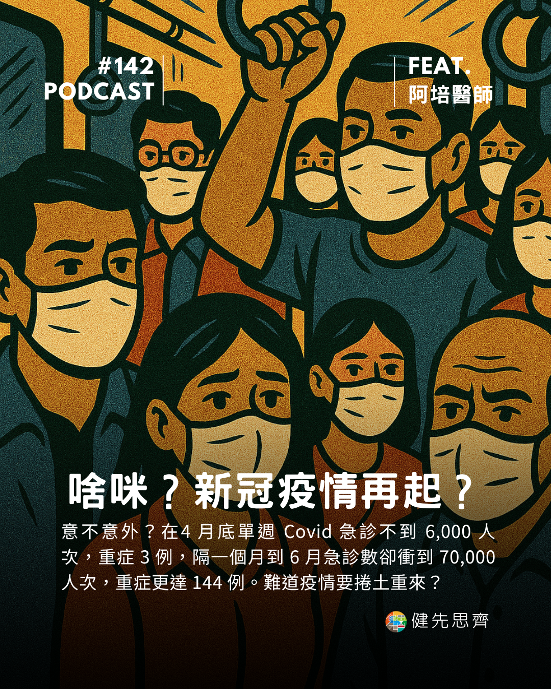 🎙 Podcast Ep.142 啥咪?疫情再起? Feat. 阿培醫師